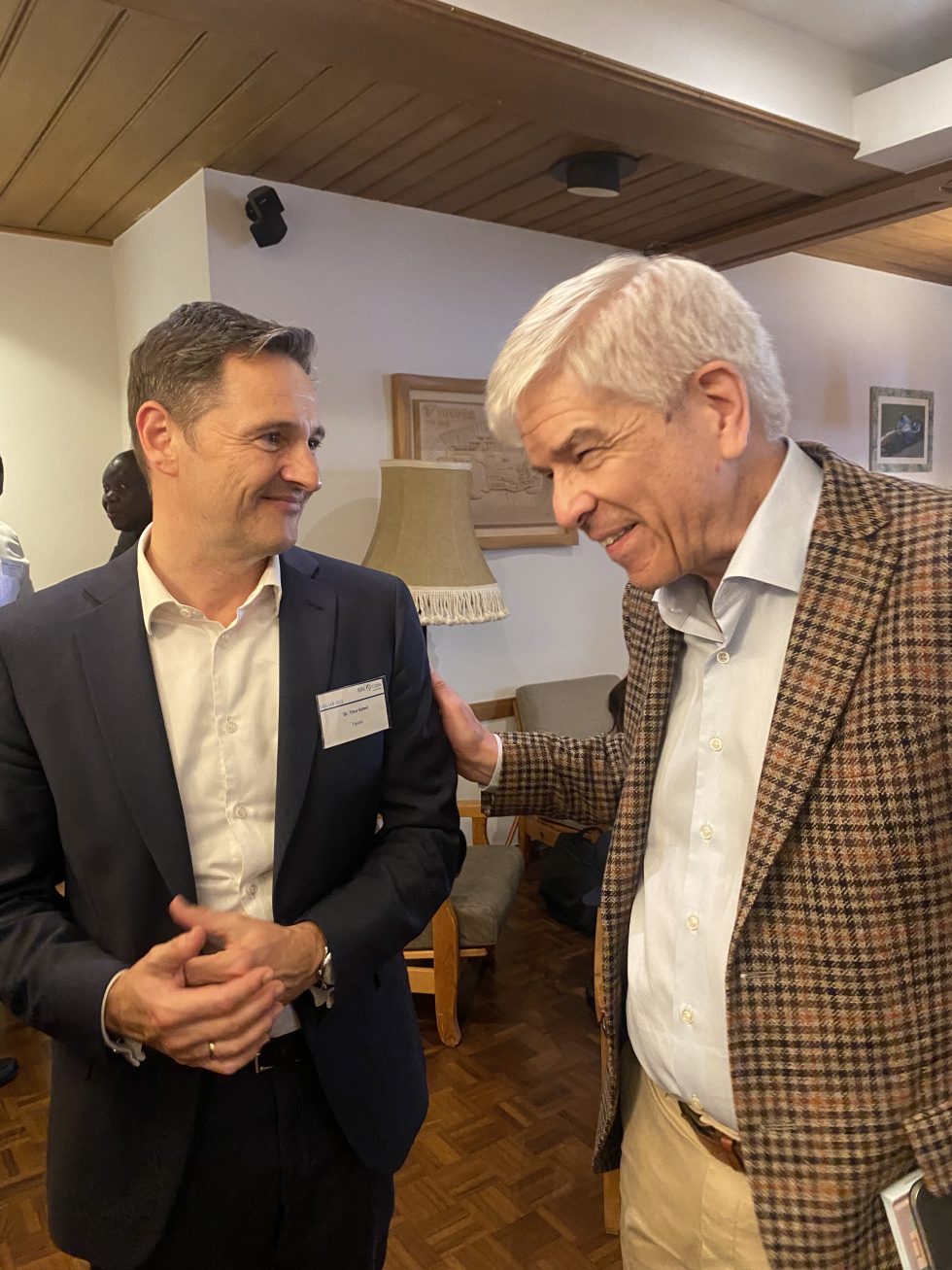 Titus Gebel with Paul Romer