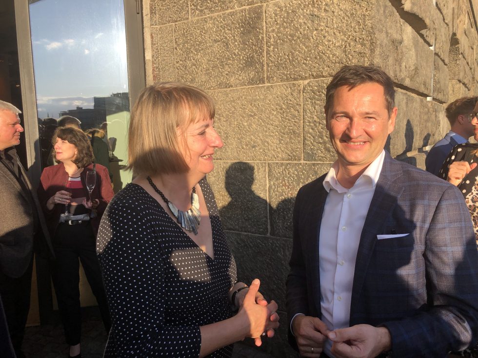 Titus Gebel with Vera Lengsfeld